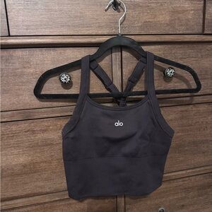 ALO Yoga Charcoal Sports Bra